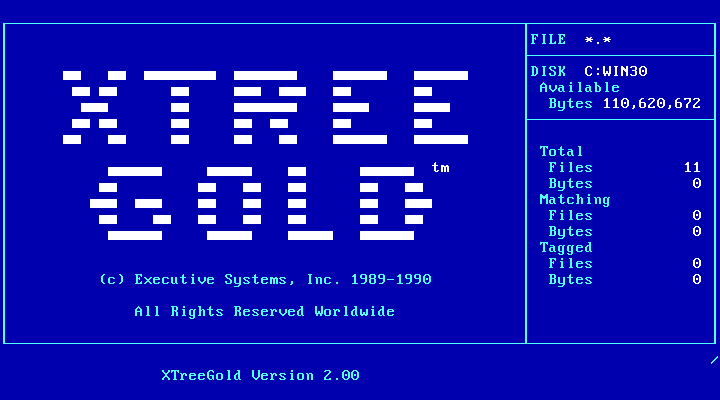 XTreeGold 2.0 - Splash